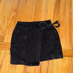 BDG Black Wrap Skirt